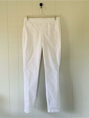 Women's White Skinny Pants - Classic Stretch Fit